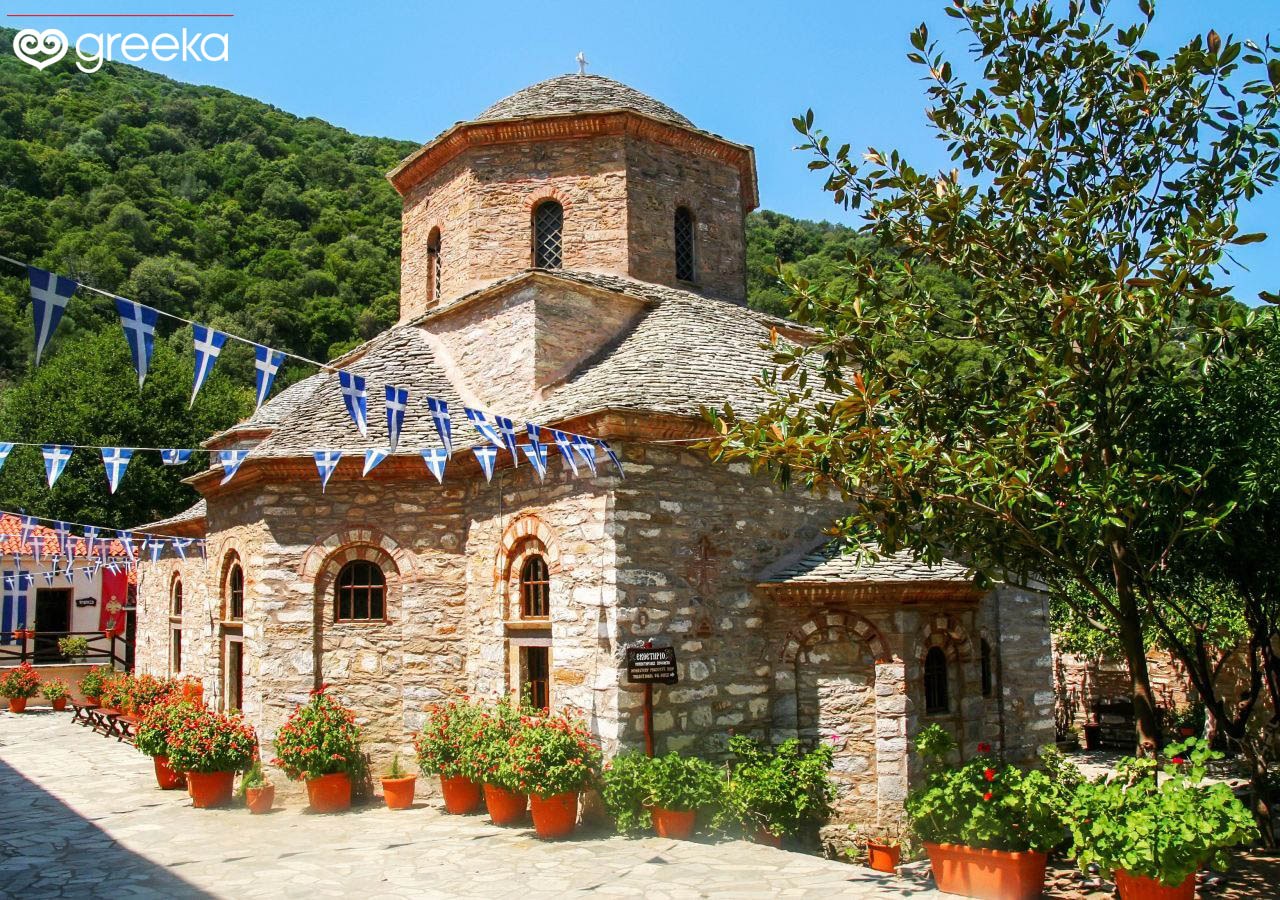 Evangelistria Monastery & Old Town Historical Walk