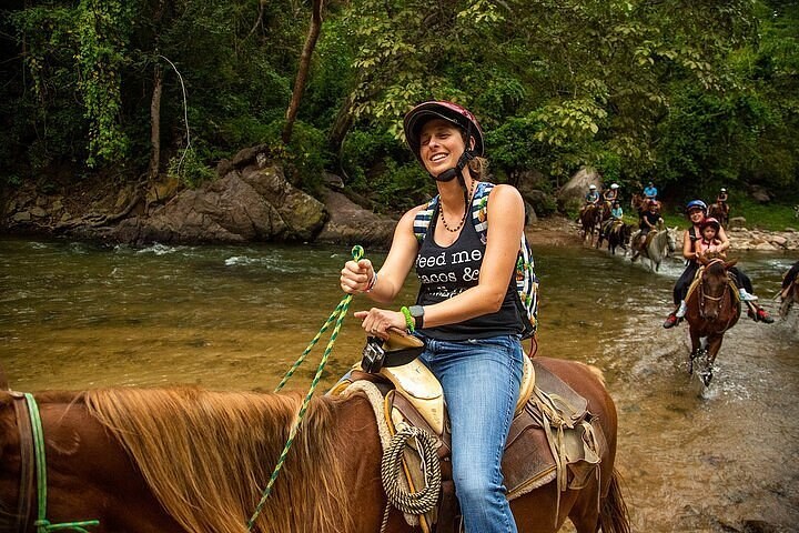 Horseback Riding to a Jungle Waterfall: Sierra Madre Ride & Swim