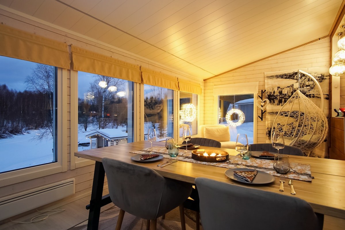 Kemi–Tornio: Private Wilderness Retreat, Sauna & Forest Dining
