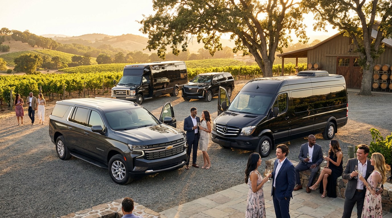 Virginia Wine Country: Private 3-Winery Tour in a Luxury Sedan