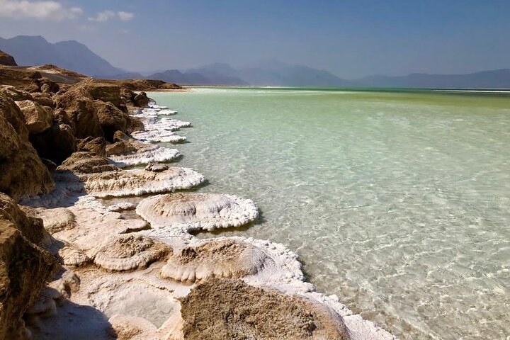 Flamingos & Fossils: Lac Assal Geology Hike at Sunrise
