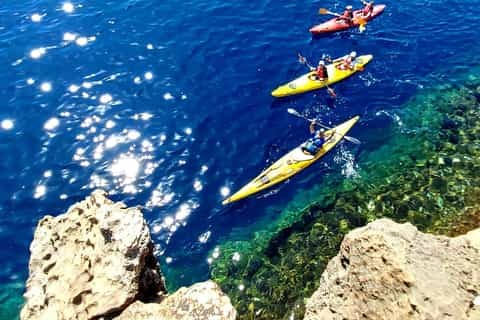 Private Kayak & Snorkel Through the Blue Lagoon, Comino