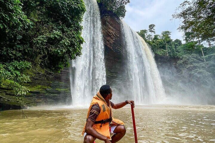 Aburi Botanical Gardens, Boti Falls & Umbrella Rock Full Day