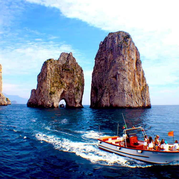 Private Capri Island Boat Charter: Blue Grotto & Faraglioni Rocks