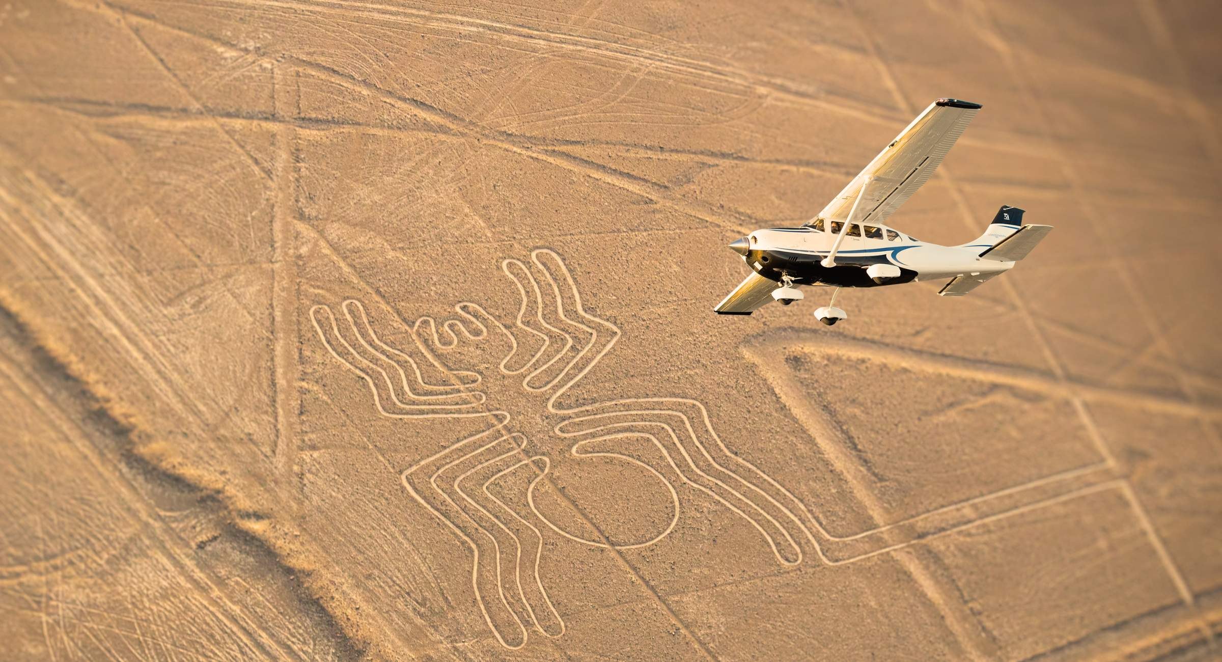 Fly-Over the Nazca Lines by Private Luxury Cessna