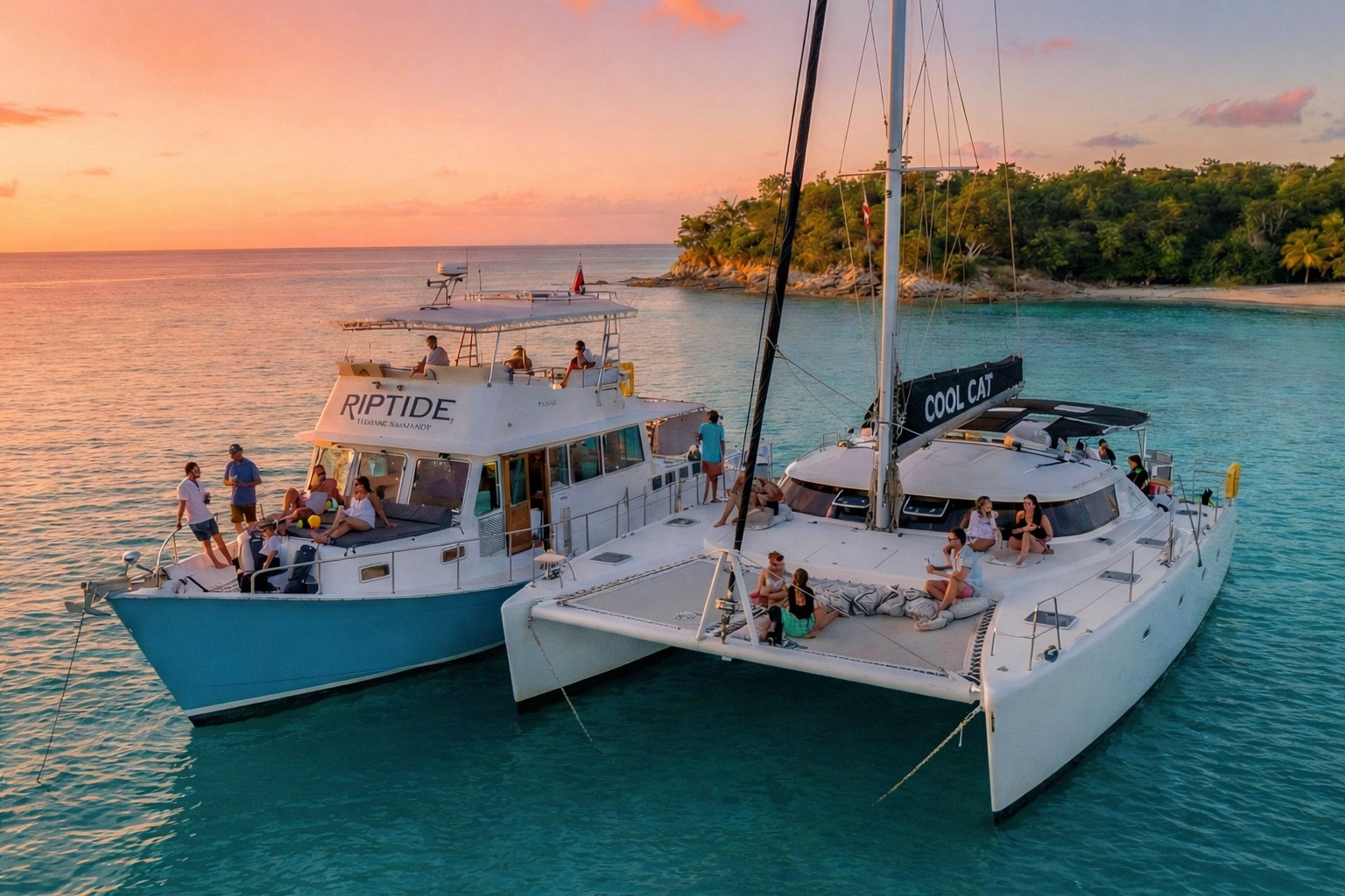 Antigua Circumnavigation: Private Luxury Catamaran Sail