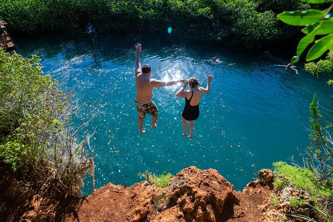 Caribbean Hidden Caves, Cliff Jump & Swim: Small-Group Adventure