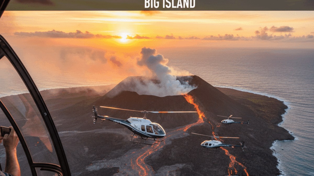 Helicopter Flightseeing: 365 Beaches & Volcanic Peaks