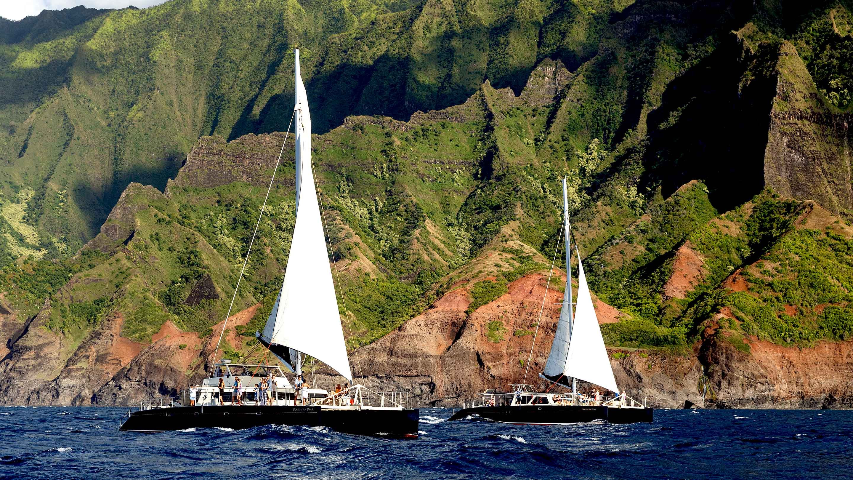 Exclusive Na Pali Coast Luxury Catamaran Sail & Snorkel