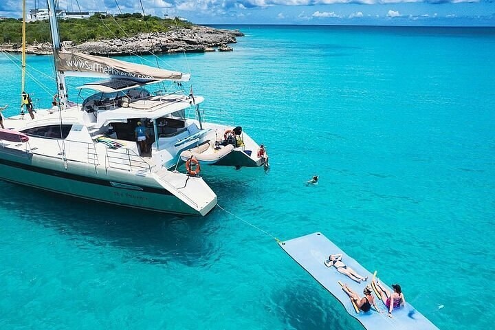 St. Maarten Island Tour by Private Catamaran