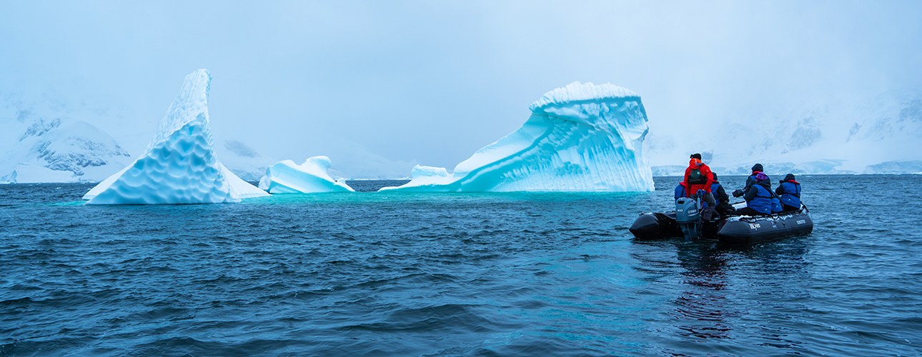 Private Zodiac Expedition Among Umivik Bay's Icebergs
