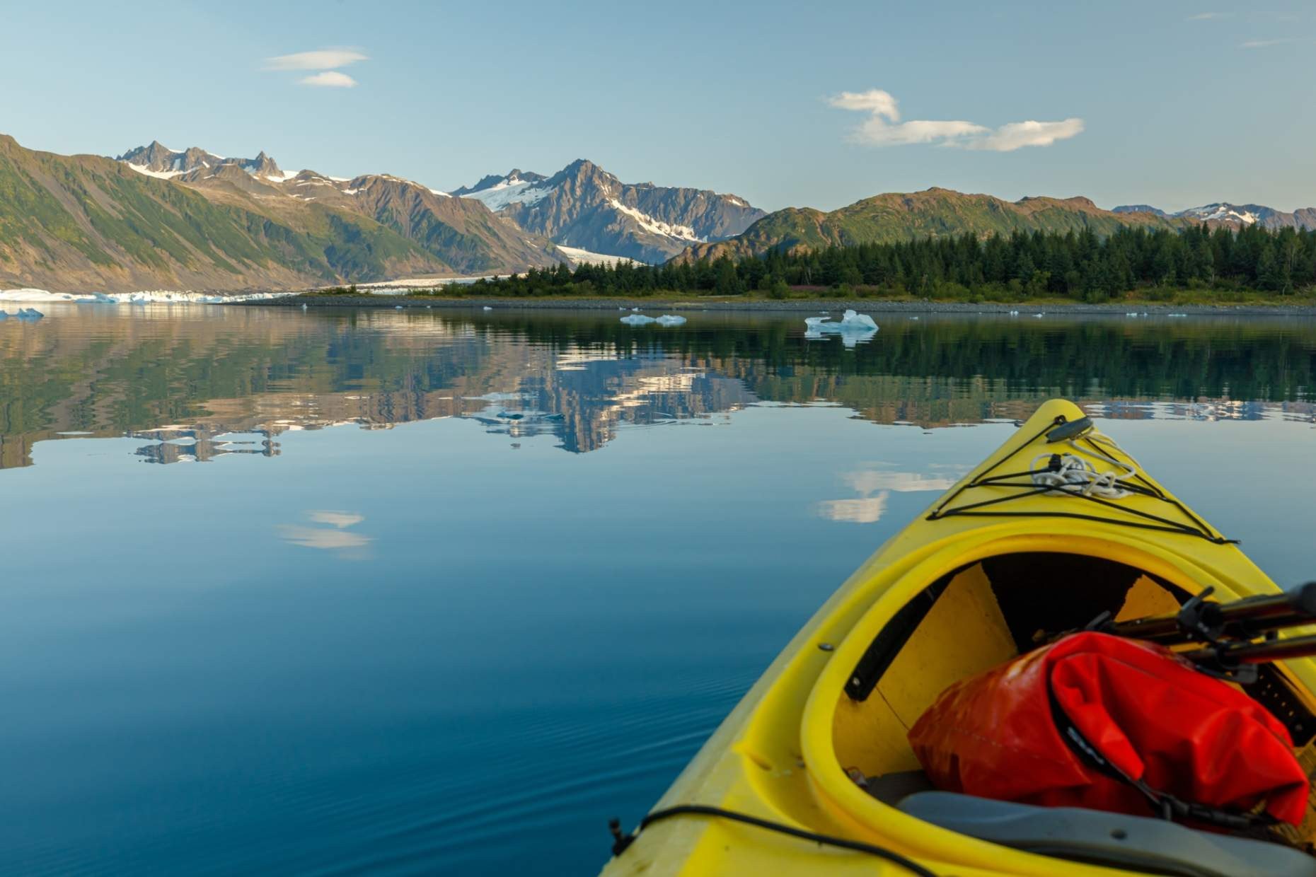 Sea Kayaking the Fjord: Paddling Among Icebergs at Sunrise