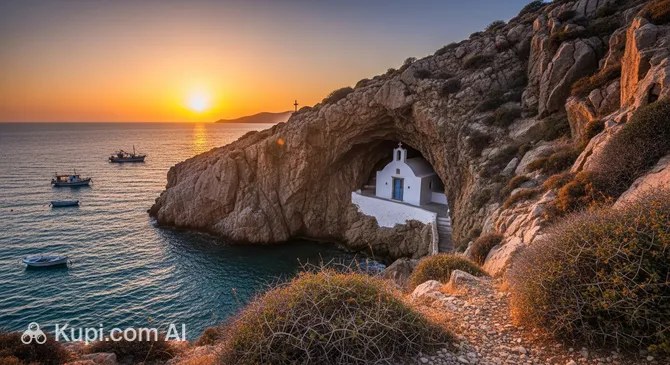 Panagia Kakaviotissa: Sacred Cave Sanctuary & Kastro Panorama Hike