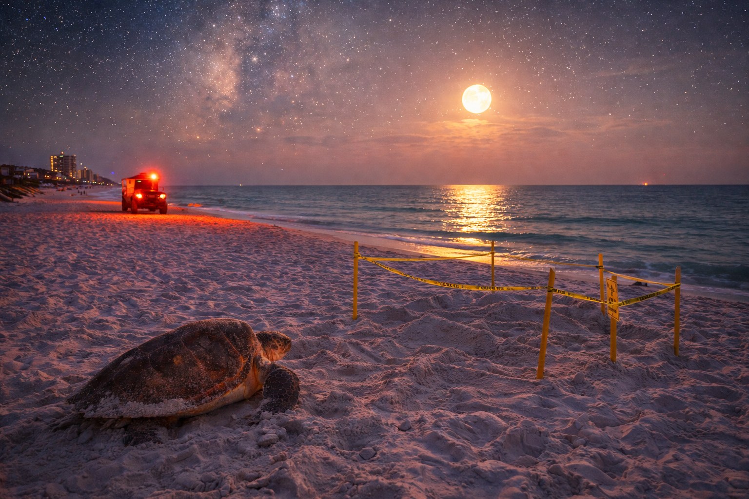 Sunrise Wildlife Safari: Rare Birds & Sea Turtles Nesting