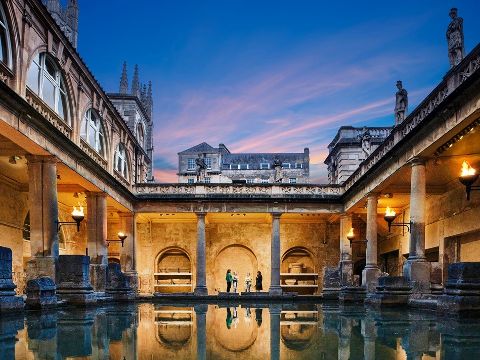 Roman Baths, Bath: After-Hours Torchlit Private Experience