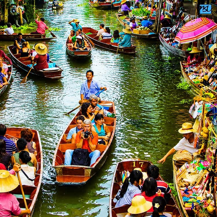 Private Longtail Boat: Hidden Canals & Floating Markets