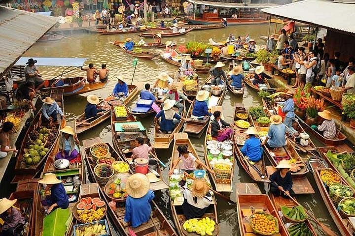 Damnoen Saduak: Dawn Floating Market Private Boat & Cooking