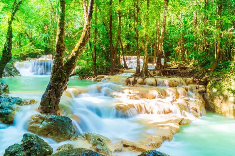 Erawan National Park: Seven-Tier Emerald Waterfalls Private Trek