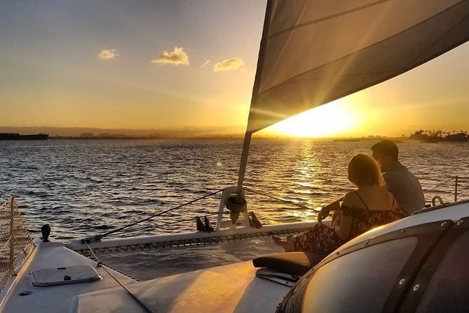 San Juan Bay Sunset Catamaran Sail with Gourmet Provisions