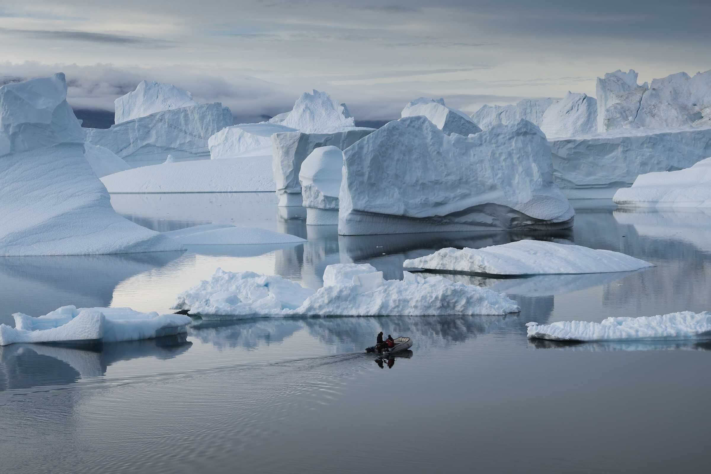 Private Iceberg Safari by Zodiac: Umivik Bay's Frozen Giants