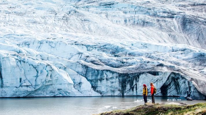 Glacier Hike on the Greenland Ice Sheet Edge