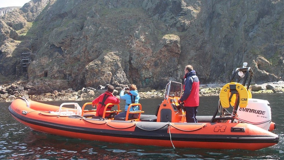 Shona Boat Trips: RIB Coastal Safari — Chasms to Chicken Rock