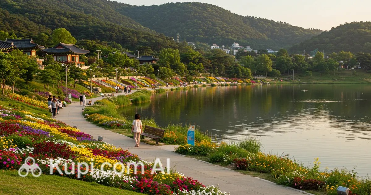 Eunpa Lake Kayak & Gongju Gochang Fortress: Nature Meets History