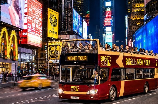 Big Bus New York: Hop-On Hop-Off Premium Night Tour