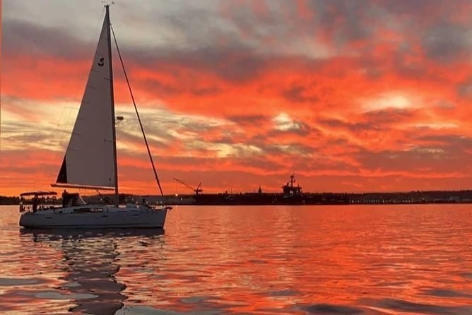 Private Sunset Sailing Along the California Coast