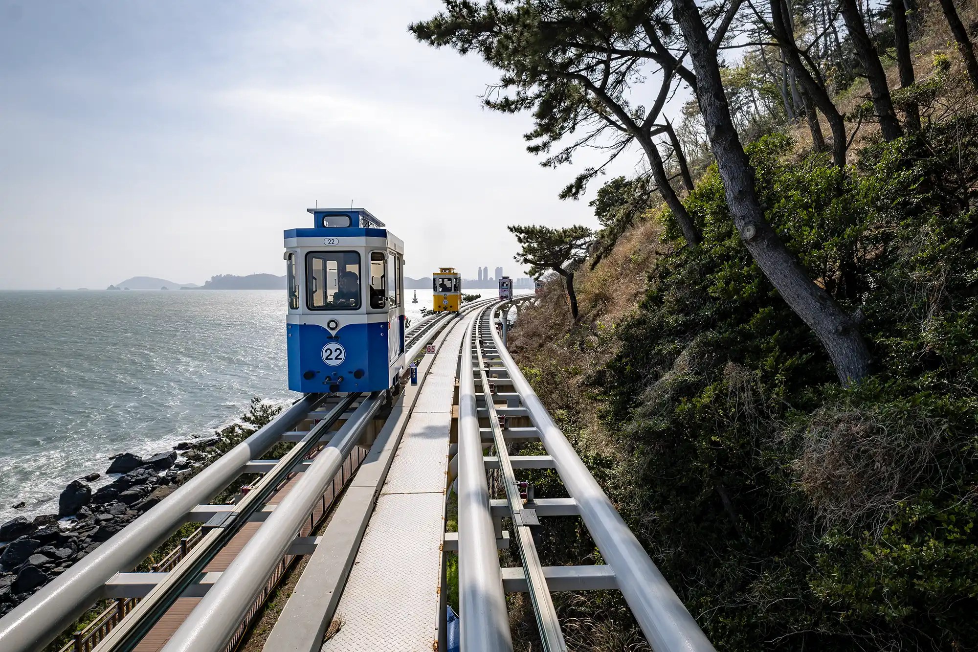 Haeundae Blueline Park Sky Capsule & Coastal Rail Ride