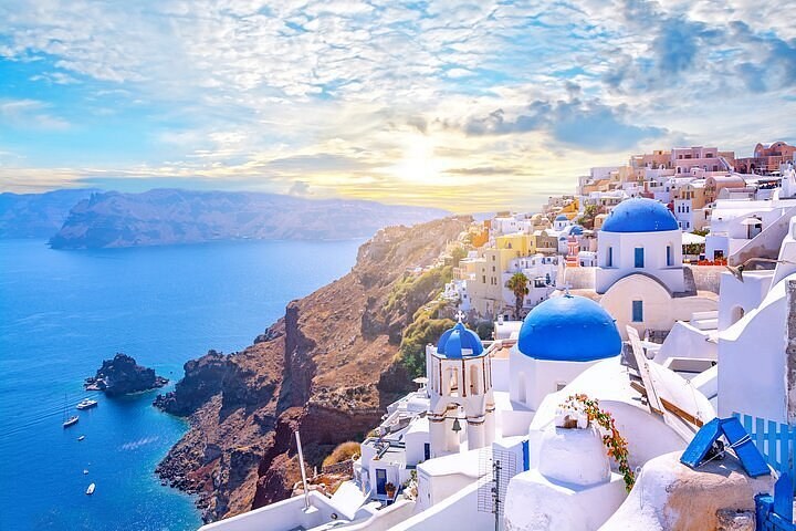 Awaiting Your Real Port: Santorini Caldera Sail & Wine