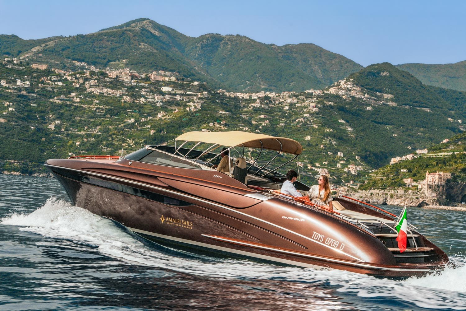 Amalfi Coast by Private Riva-Style Boat