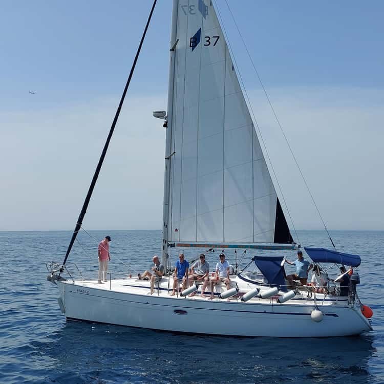 Private Yacht Sail Along the Barcelona Coastline